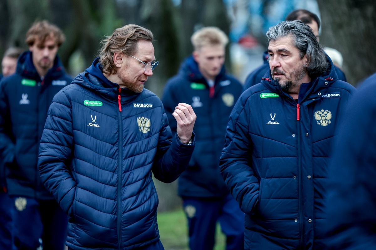 Валерий Карпин и Николай Писарев. Фото РФС 