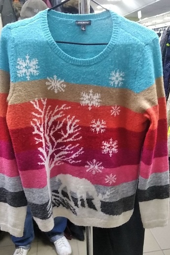 Новогодний джемпер, размер 46, цена 2000