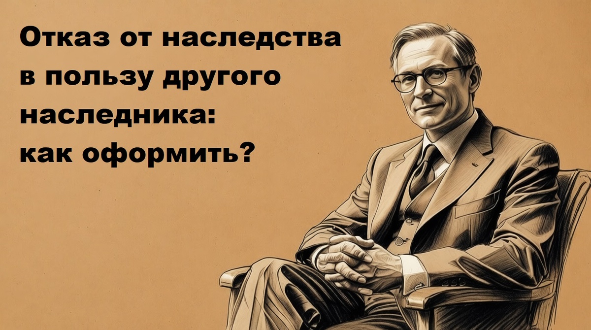 Отказ от наследства в пользу другого наследника: как оформить?