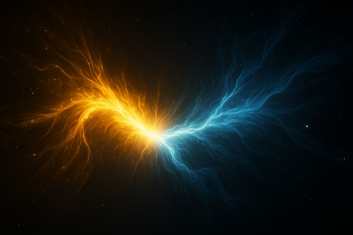 Во Вселенной нет ничего устойчивее энергии.
Она не сотворяется и не исчезает — только меняет форму.
Всё остальное — материя, поля, сознание, даже время — следствия её существования и способов равновесия.