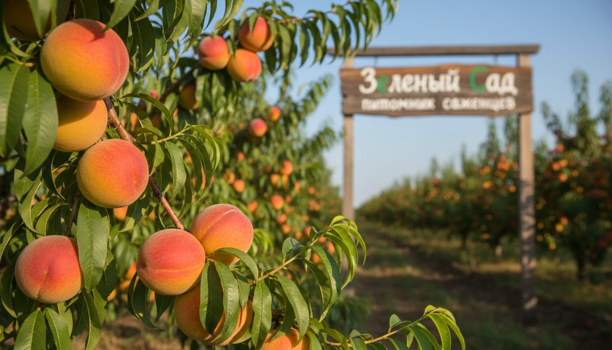 От питомника Зеленый Сад — гид по выращиванию саженцев персика в Донецке.
