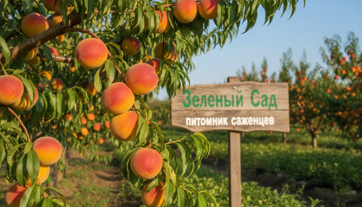 Посадка и выбор саженцев персика от питомника Зеленый Сад в Запорожье.