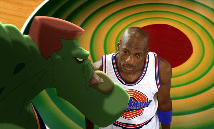 Кадр из фильма «Space Jam». Режиссер: Джо Питка. Производство: Courtside Seats Productions, Northern Lights Entertainment, Warner Bros. Pictures