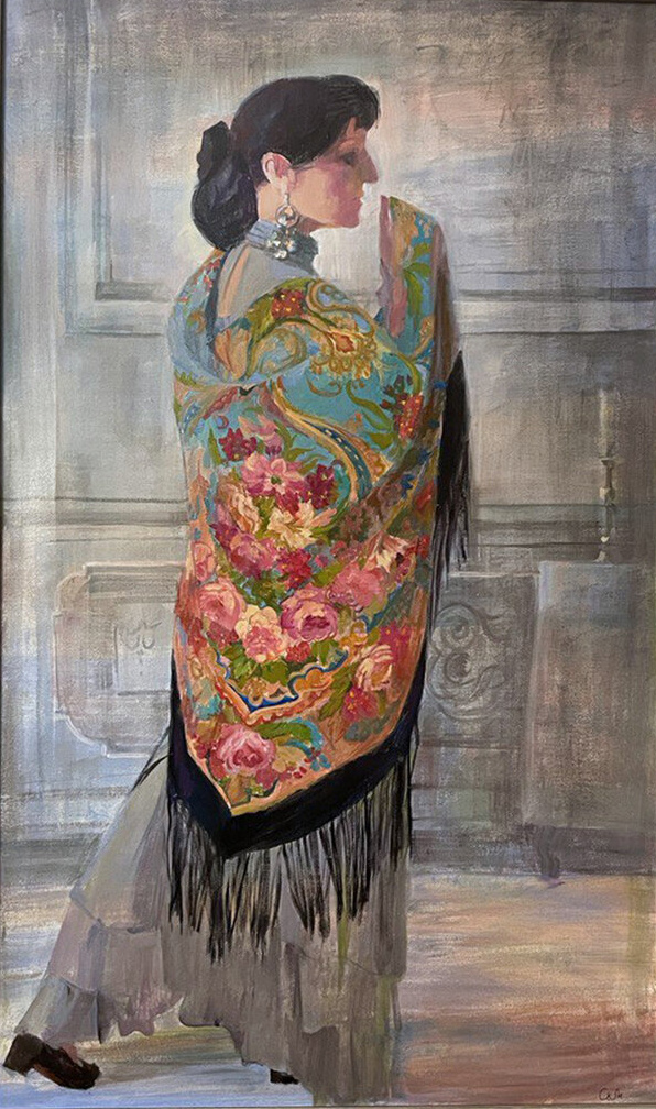 Картина «Романс». Холст, масло. Художник Светлана Колесник. Октябрь 2022 г.