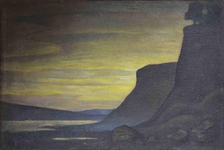 Б.А.Смирнов-Русецкий. Рассвет на Севере. 1920-е. Музей-институт семьи Рерихов.