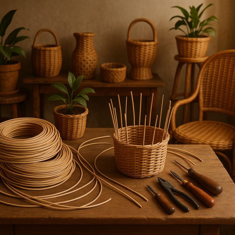    Как начать плетение из искусственного ротанга: 7 шагов к красивым изделиям и мотивации для творчества Loza