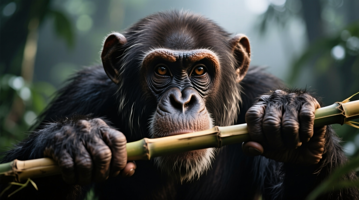 Момент решения задачи в эксперименте Кёлера. Это наблюдение помогло понять механизм инсайта — внезапного нахождения решения благодаря целостному восприятию ситуации.