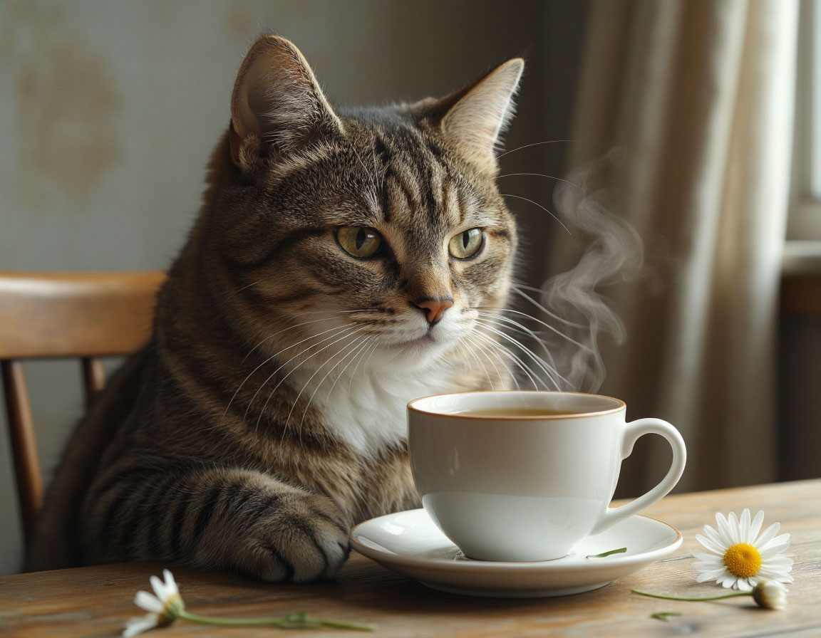 И нет, если вам вдруг захотелось чашечку горячего чая с ромашкой - для этого не обязательно штудировать университетские учебники по фармакологии, достаточно просто насладиться чаем) Не будь душнилой, будь как котик.