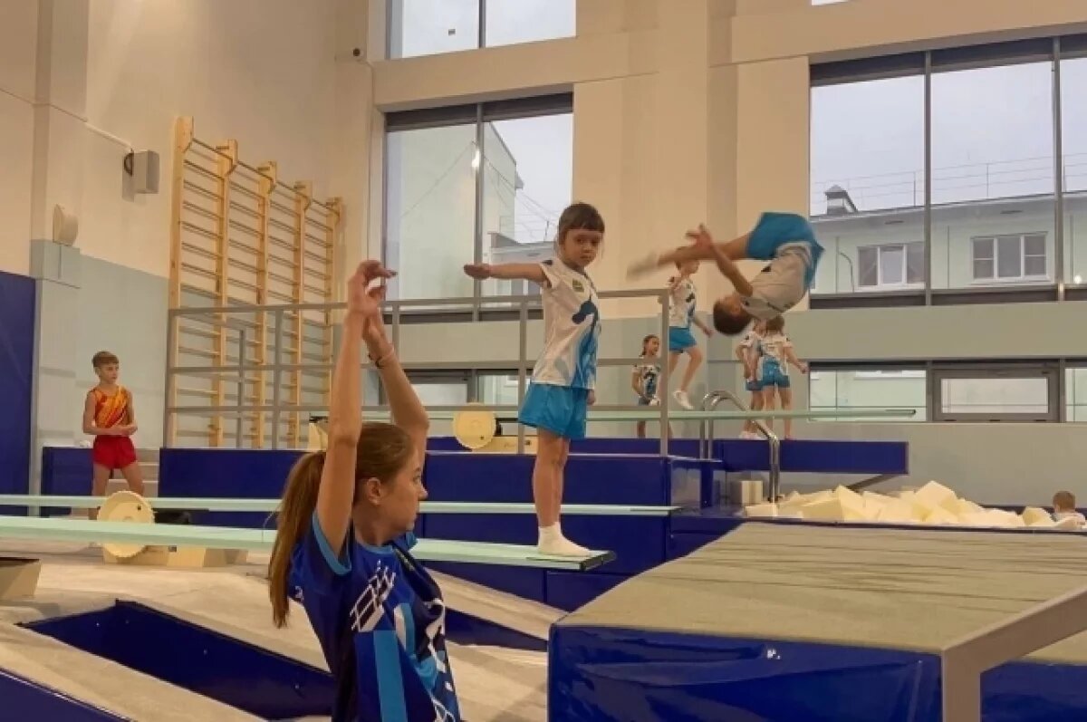    В Калуге открыли зал для наземной подготовки к прыжкам в воду