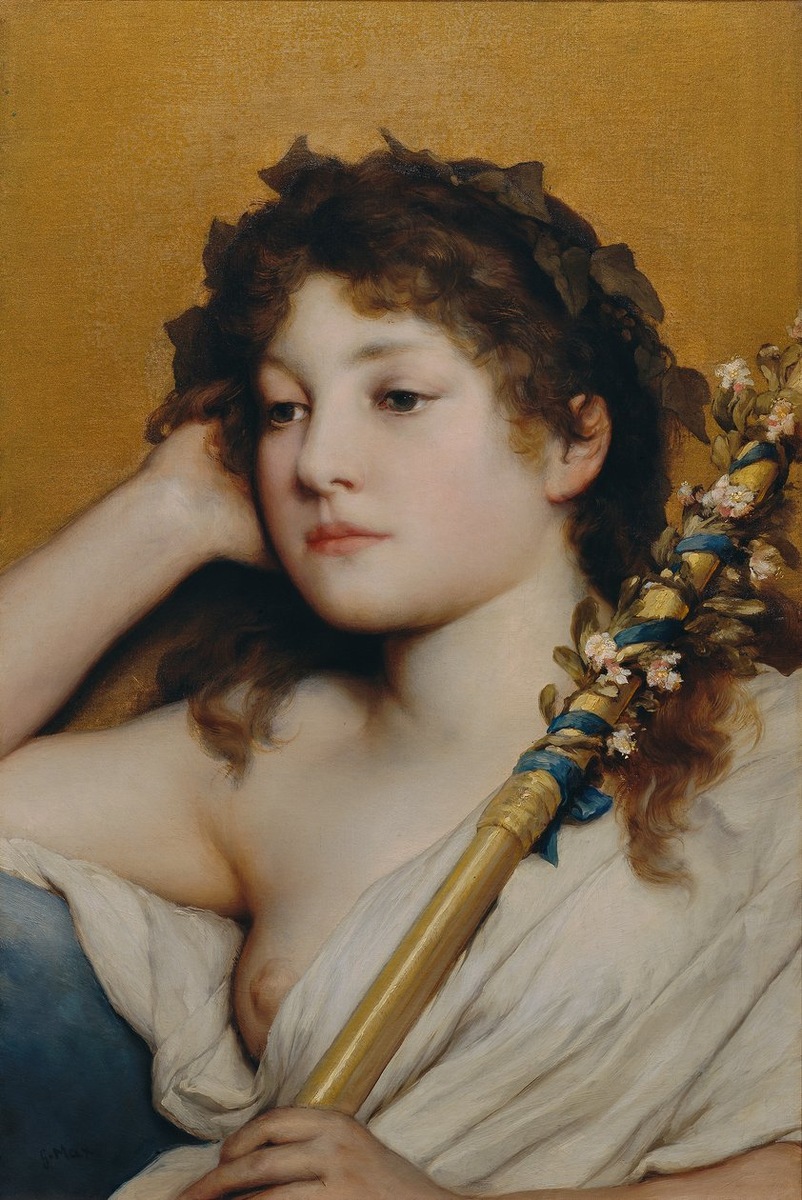 Габриэль фон Макс "Портрет девушки"