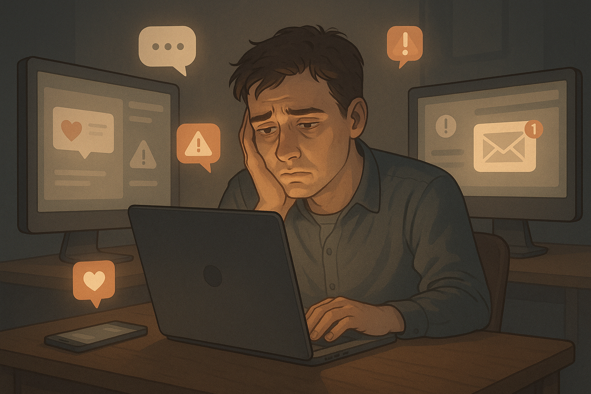 Цифровая перегрузка: как технологии влияют на концентрацию и внимание человека.
