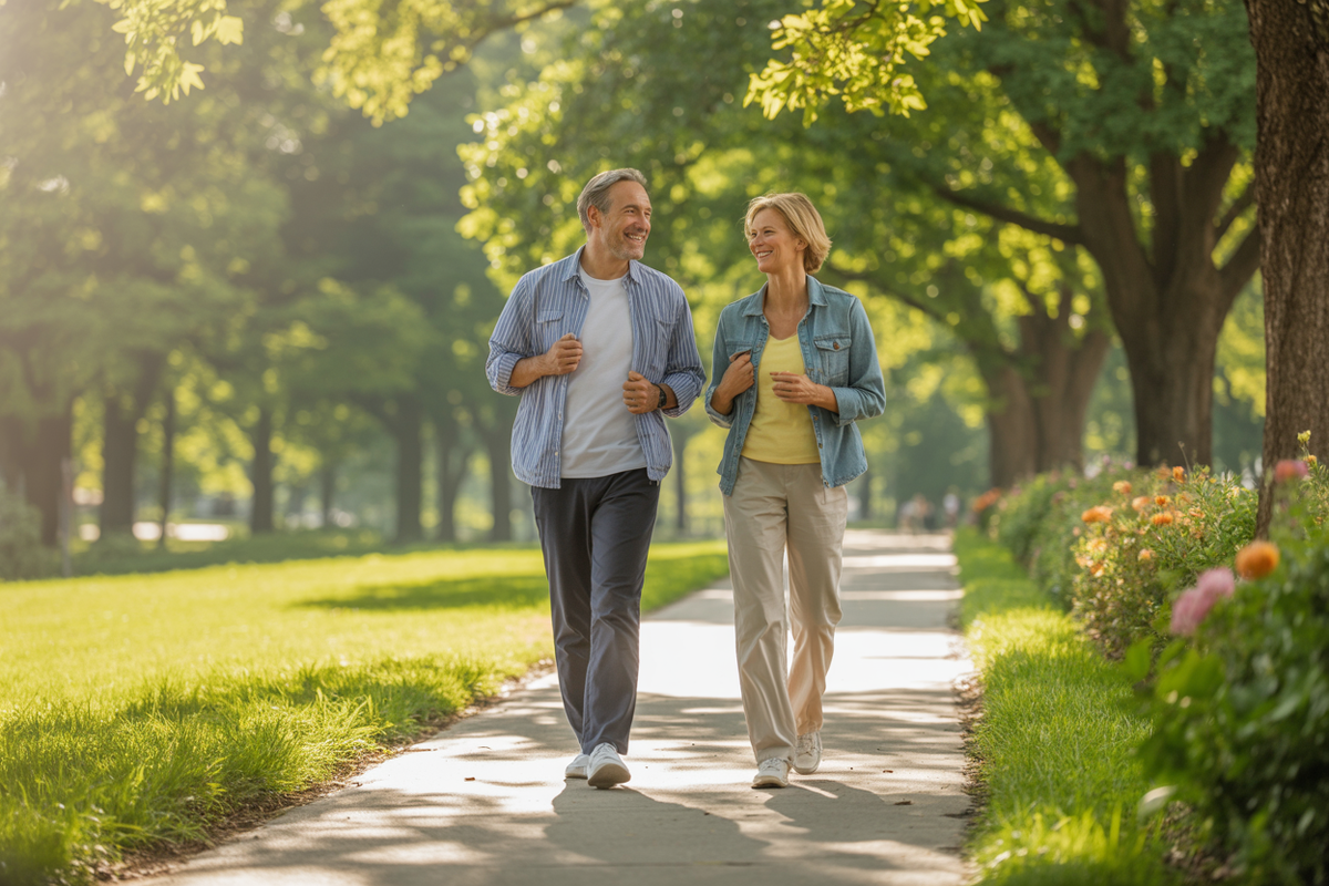Активный образ жизни после 45 лет укрепляет сердце и продлевает жизнь.