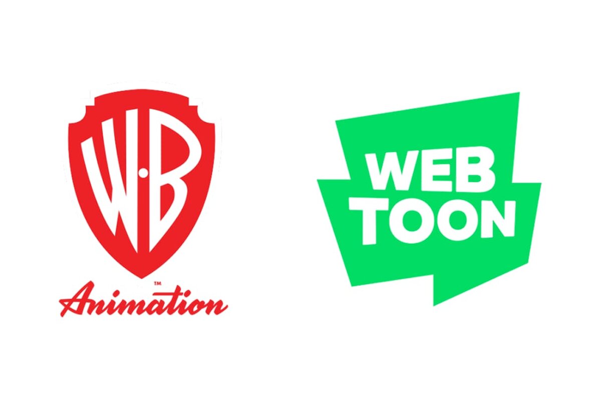 Логотипы Warner Bros. Animation и Webtoon