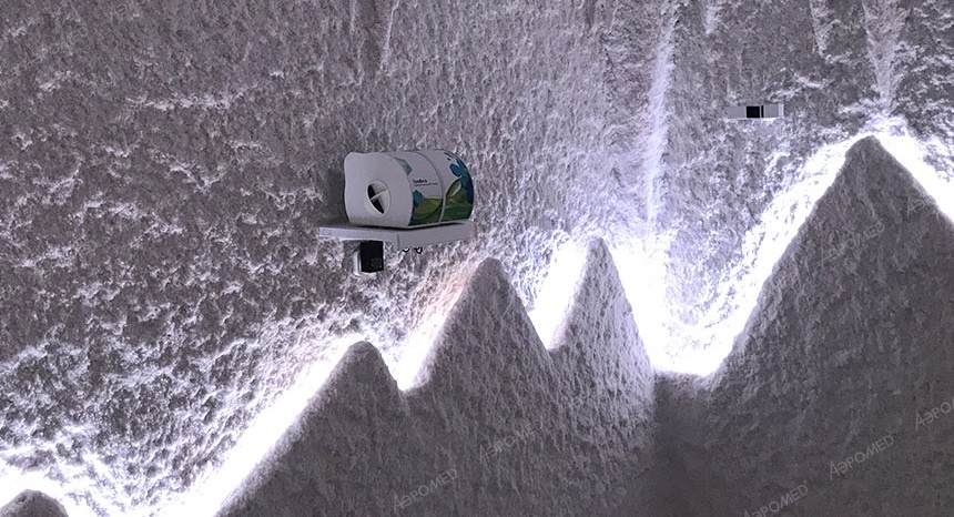 Вот так может выглядеть устройство для солевой гигиены в соляной комнате. Фотография Аэромед.