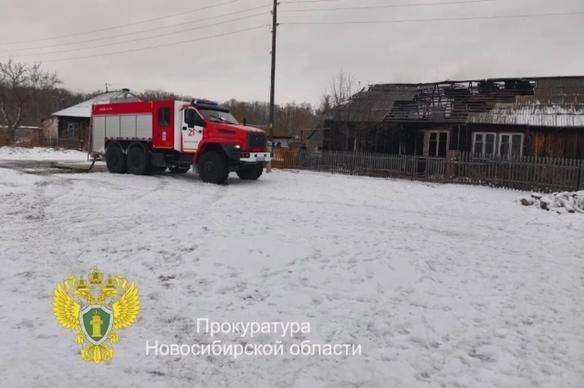    Под Новосибирском 12-летняя девочка погибла в пожаре: названа причина