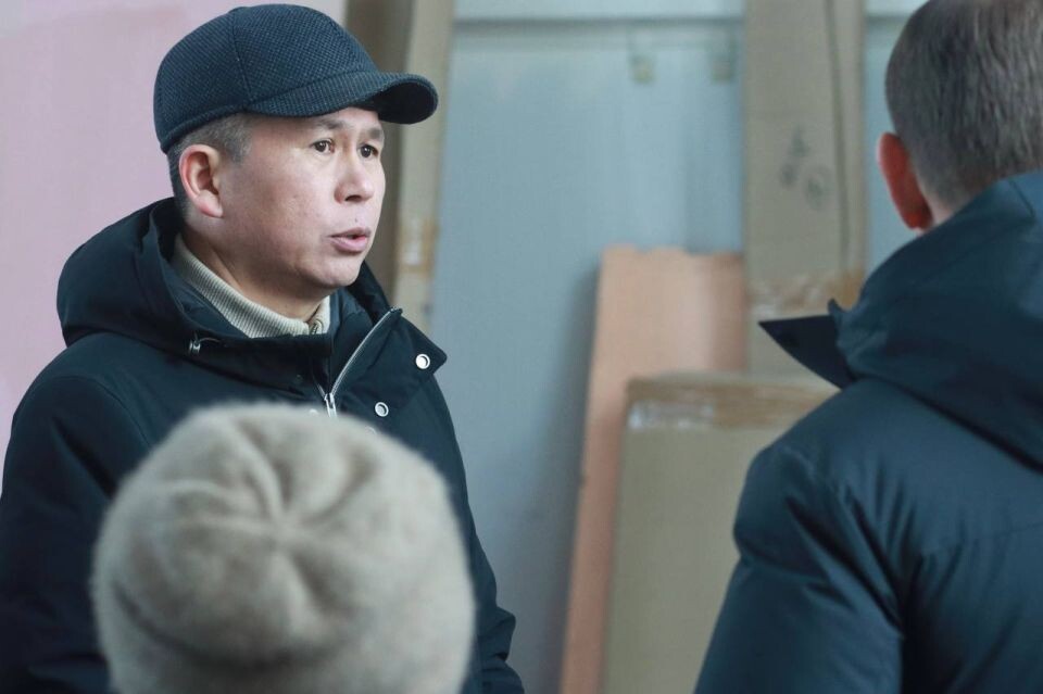    Строительство спортзала Кош-Агачской школы. Источник: altai-republic.ru