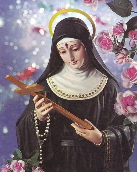 Изображение Святой Риты. Фото с интернета.