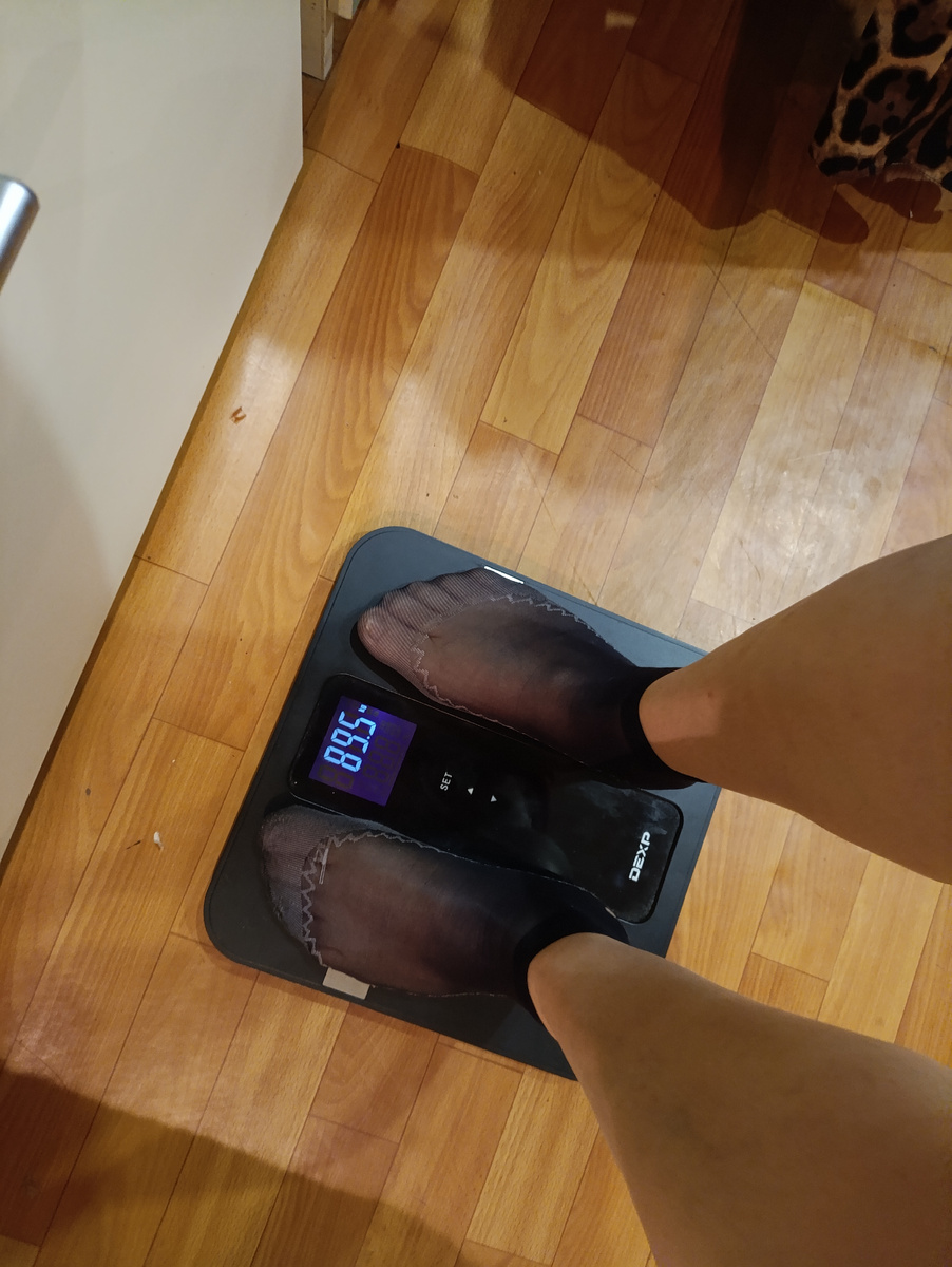 Со вчерашнего дня минус 0.4 кг. 