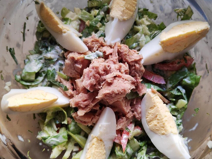 Салат с тунцом