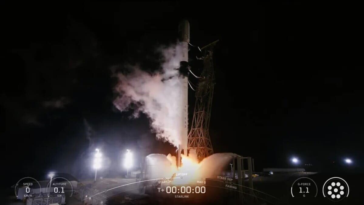    Старт ракеты Falcon 9 / © SpaceX