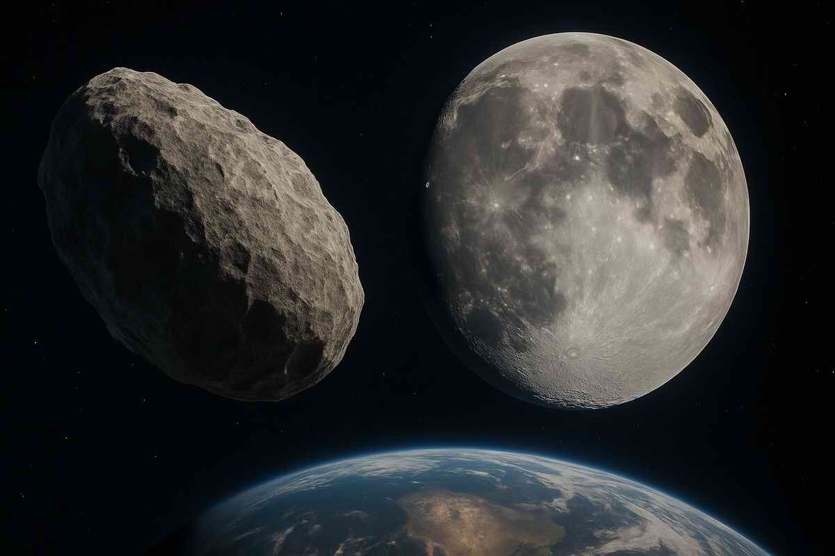 Астероид 2024 YR4 может столкнуться с Луной