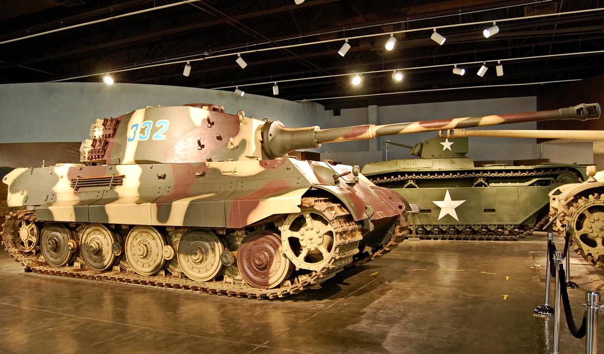 «Королевский тигр» в музее Паттона в США.