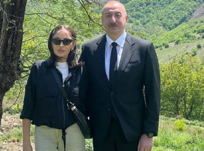 Фото: Ильхам Алиев с женой