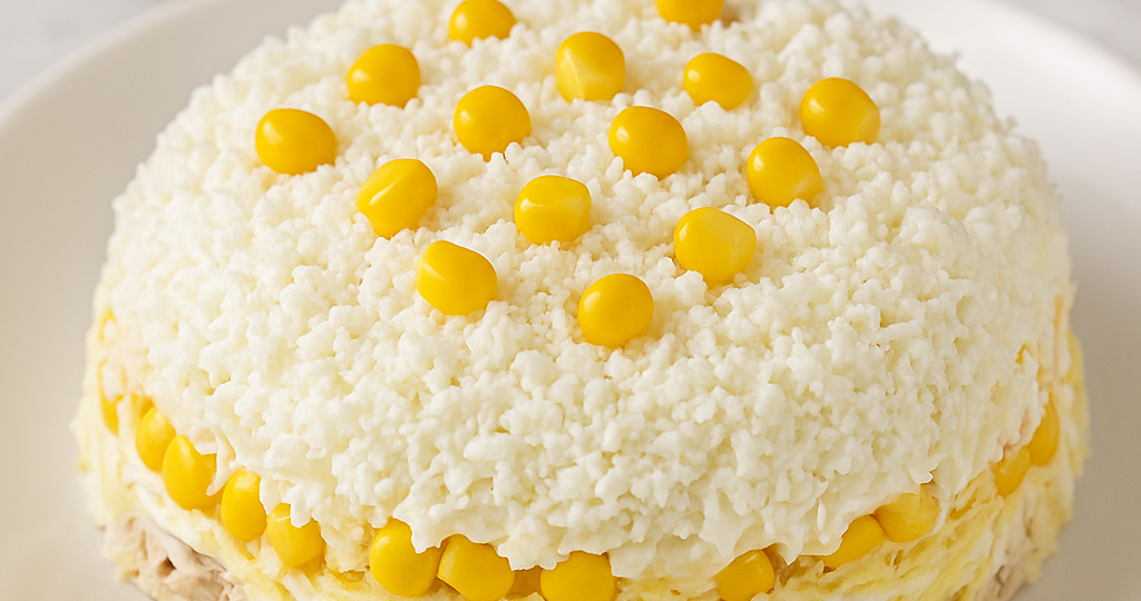 Салат, который приносит удачу: «Жемчуг на снегу» — идеальное новогоднее блюдо, которое легко повторить дома