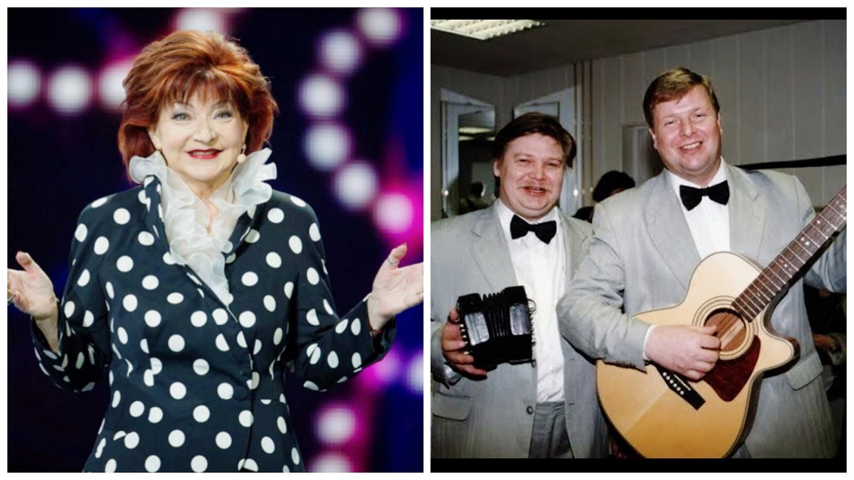 На фото: Елена Степаненко и куплетист Михаил Вашуков