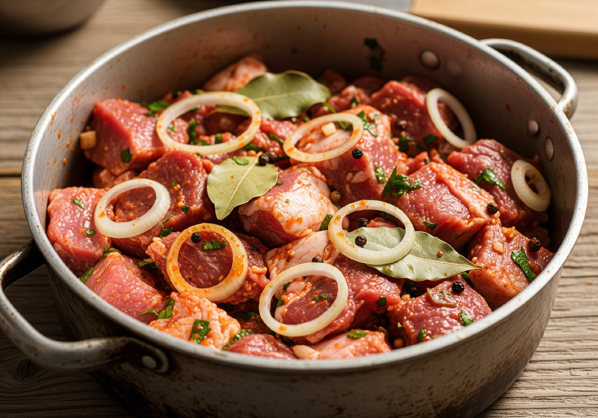 Подготовьте мясо