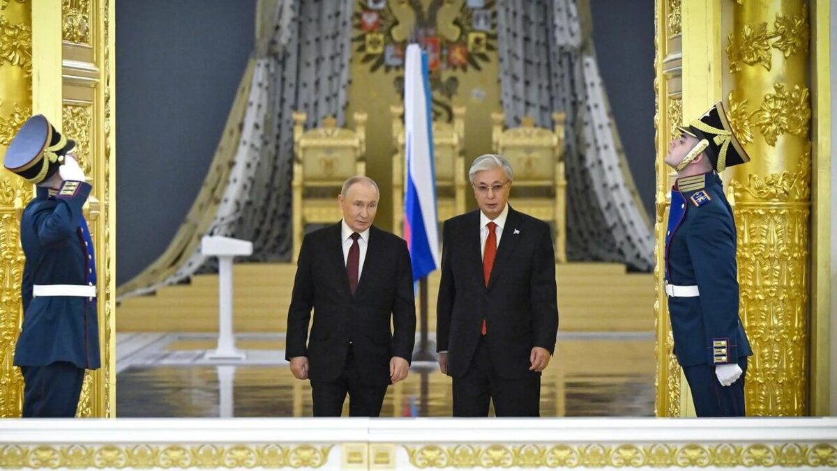 Владимир Путин и Касым-Жомарт Токаев в Кемле / © Photo : Пресс-служба президента Казахстана