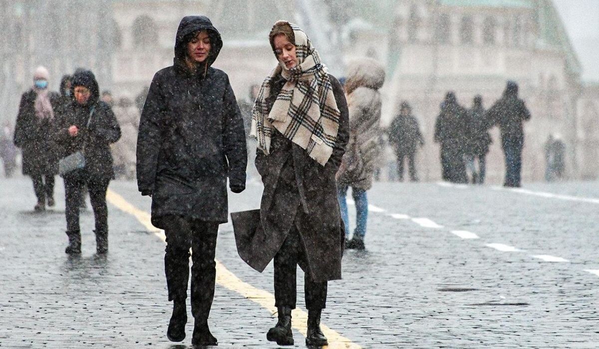     Мокрый снег в Москве. Источник: mos ru Автор фото: Пресс-служба Мэра и Правительства Москвы