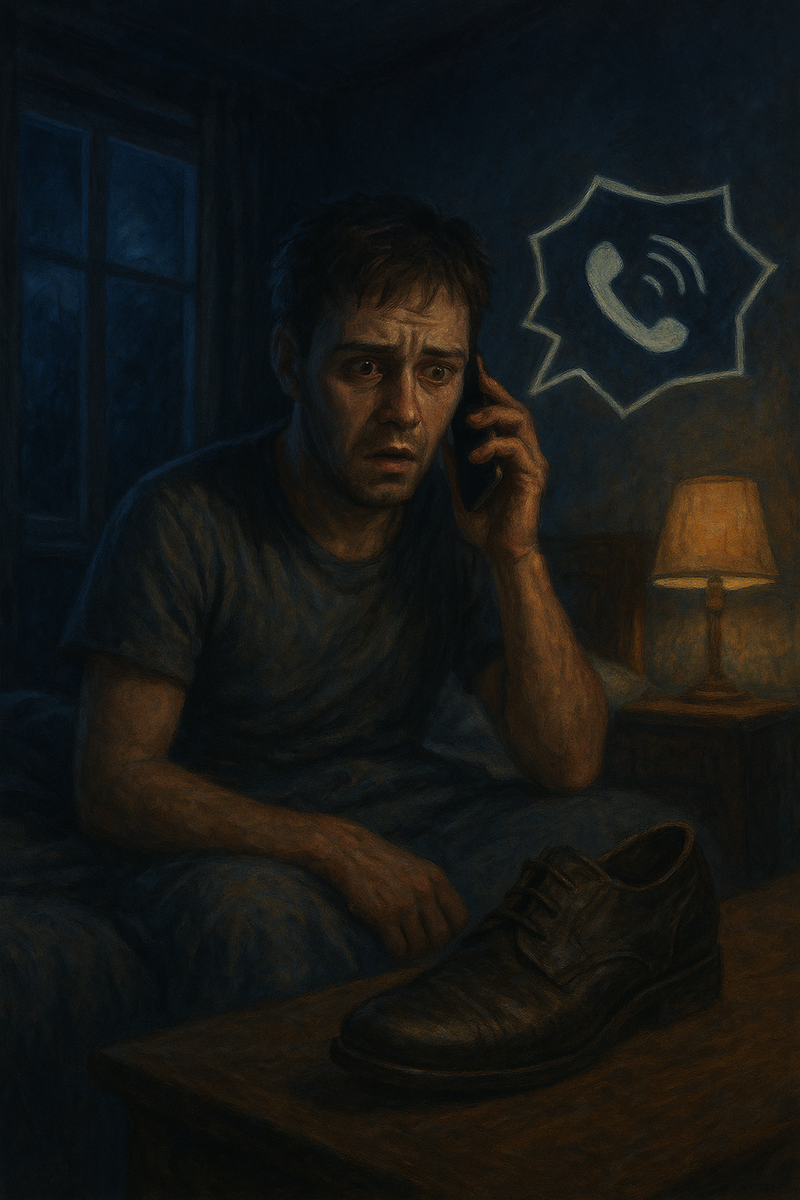 Он очнулся в гробу, и позвонил жене