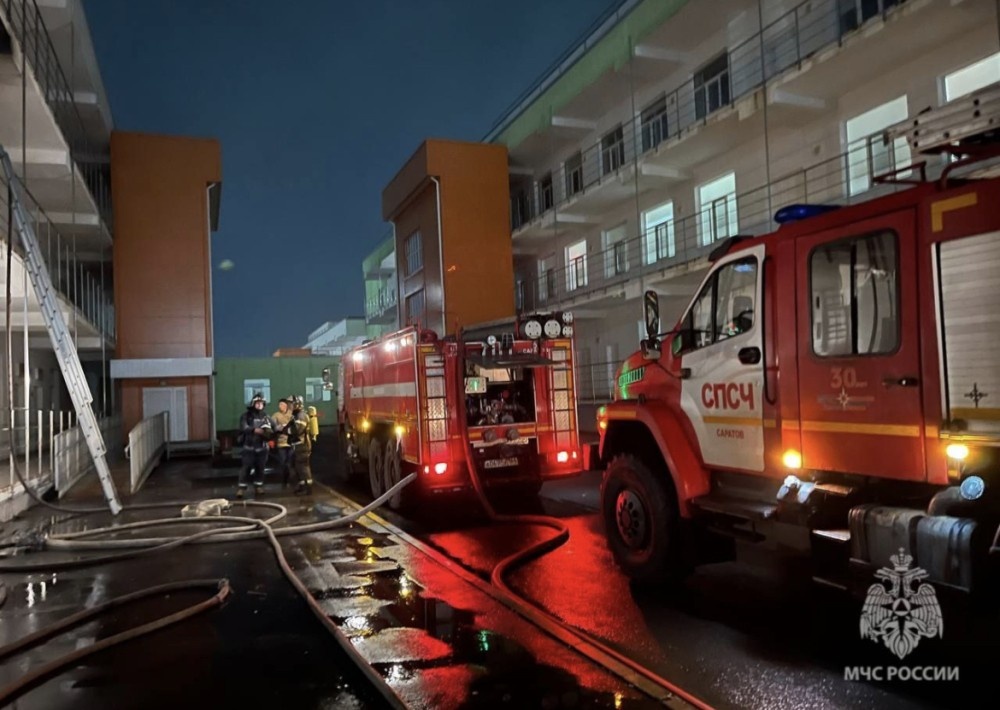    Пожар в инфекционной больнице им. Иванова ликвидировали в Саратове