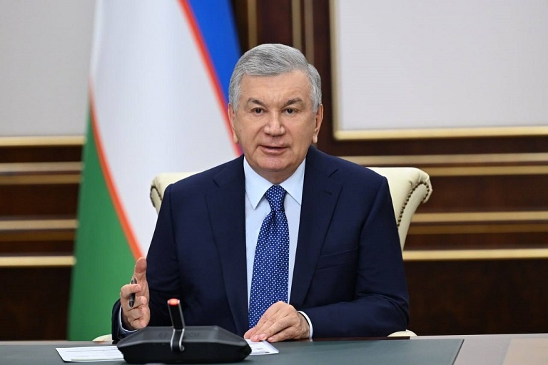 Шавкат Мирзиёев. Фото пресс-службы президента Узбекистана