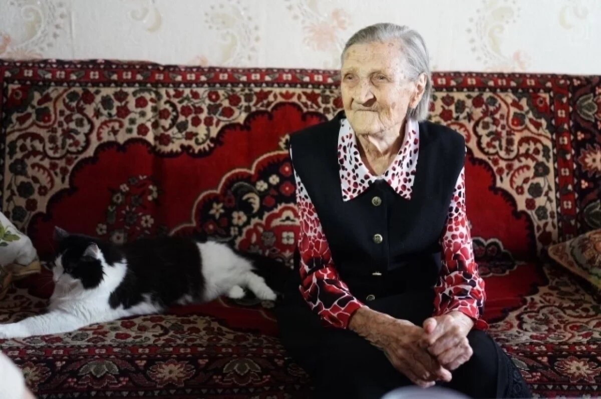    Труженице тыла из Кемерова Зое Плотниковой исполнилось 103 года