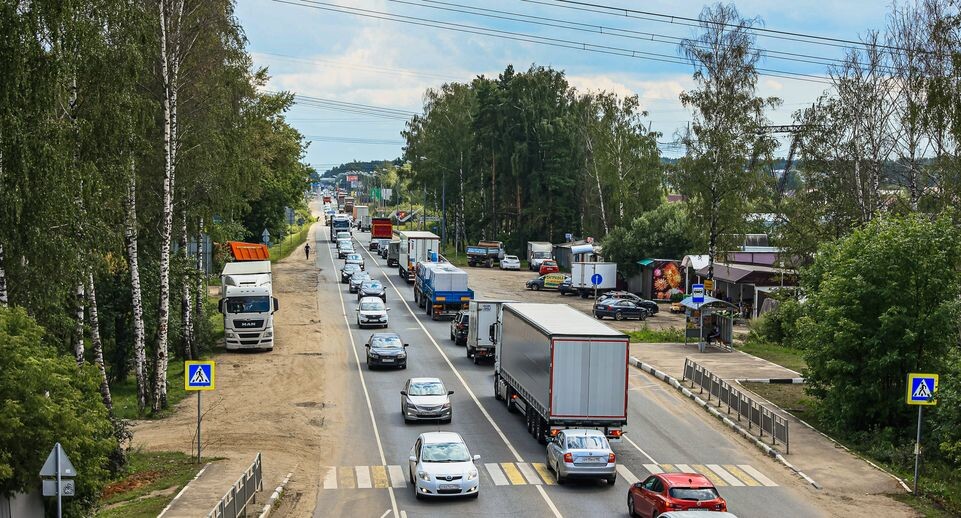    Проверка хода строительства подмосковного участка М-12 «Москва-Казань» Губернатором Подмосковья / Медиасток.рф