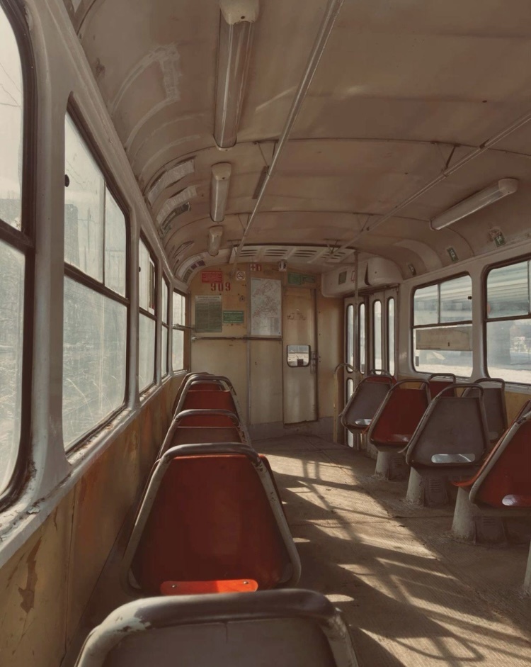 Фото с просторов интернета. Старый советский трамвай 
