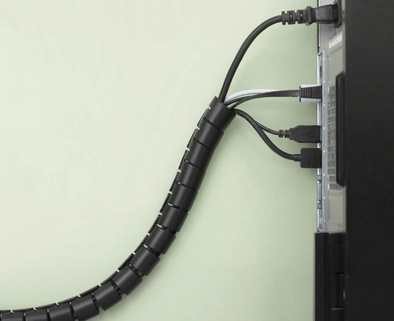 Спиральная обмотка для кабеля PE 8/10/16/22/28/32 мм