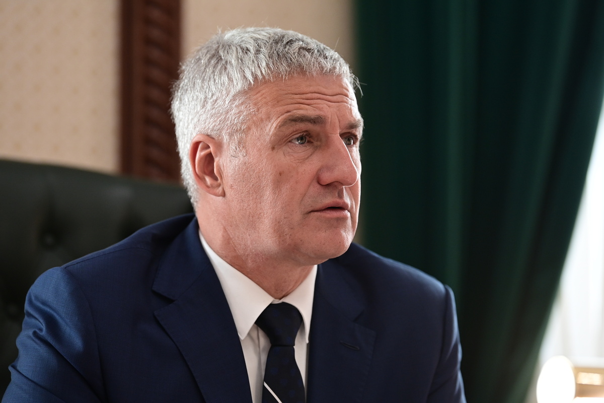 Артур Парфенчиков. Совещание по вопросам работы Управления по координации помощи защитникам Отечества. Фото: «Республика» / Сергей Юдин  📷
