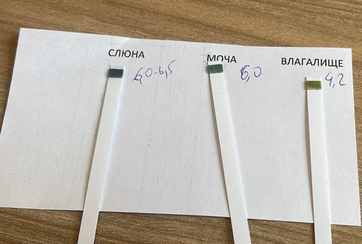 На данном фото рН в пределах 👌 