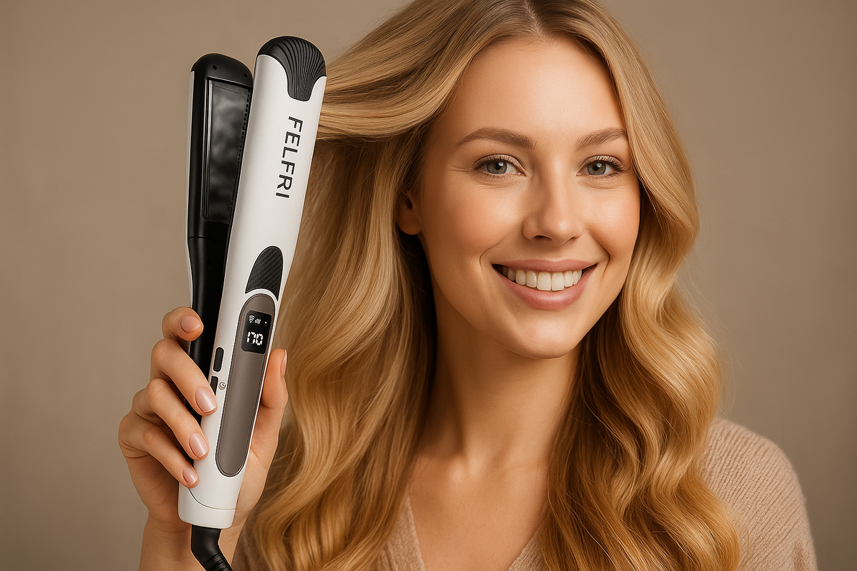 Локоны утюжками