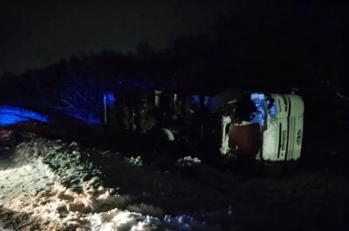    Мусоровоз попал в ДТП под Томском