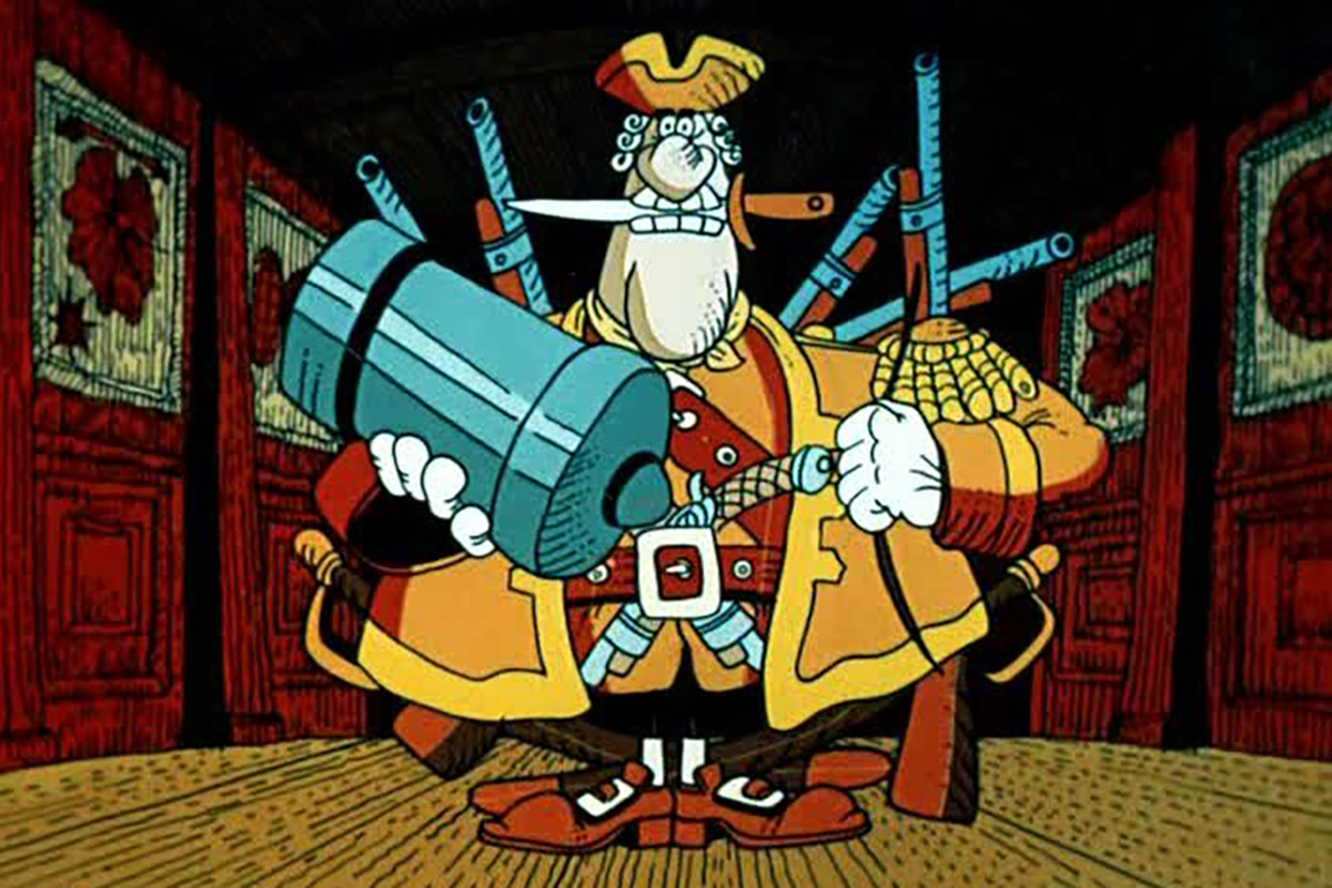    Кадр из мультфильма «Остров сокровищ»