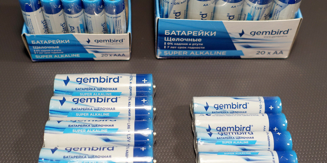 Тест батареек Gembird