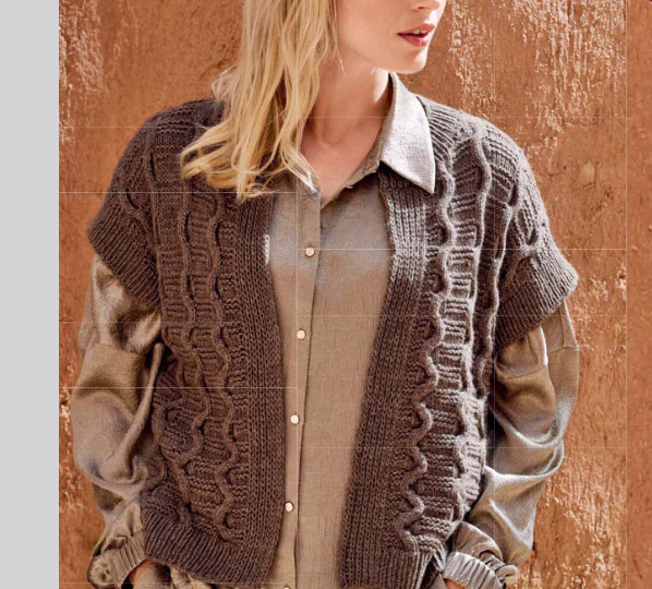 ЖИЛЕТЫ СПИЦАМИ С ОПИСАНИЕМ И СХЕМАМИ