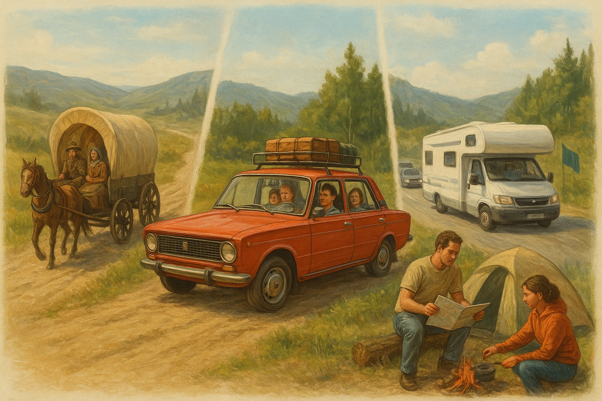 Эволюция путешествий на дорогах в России
