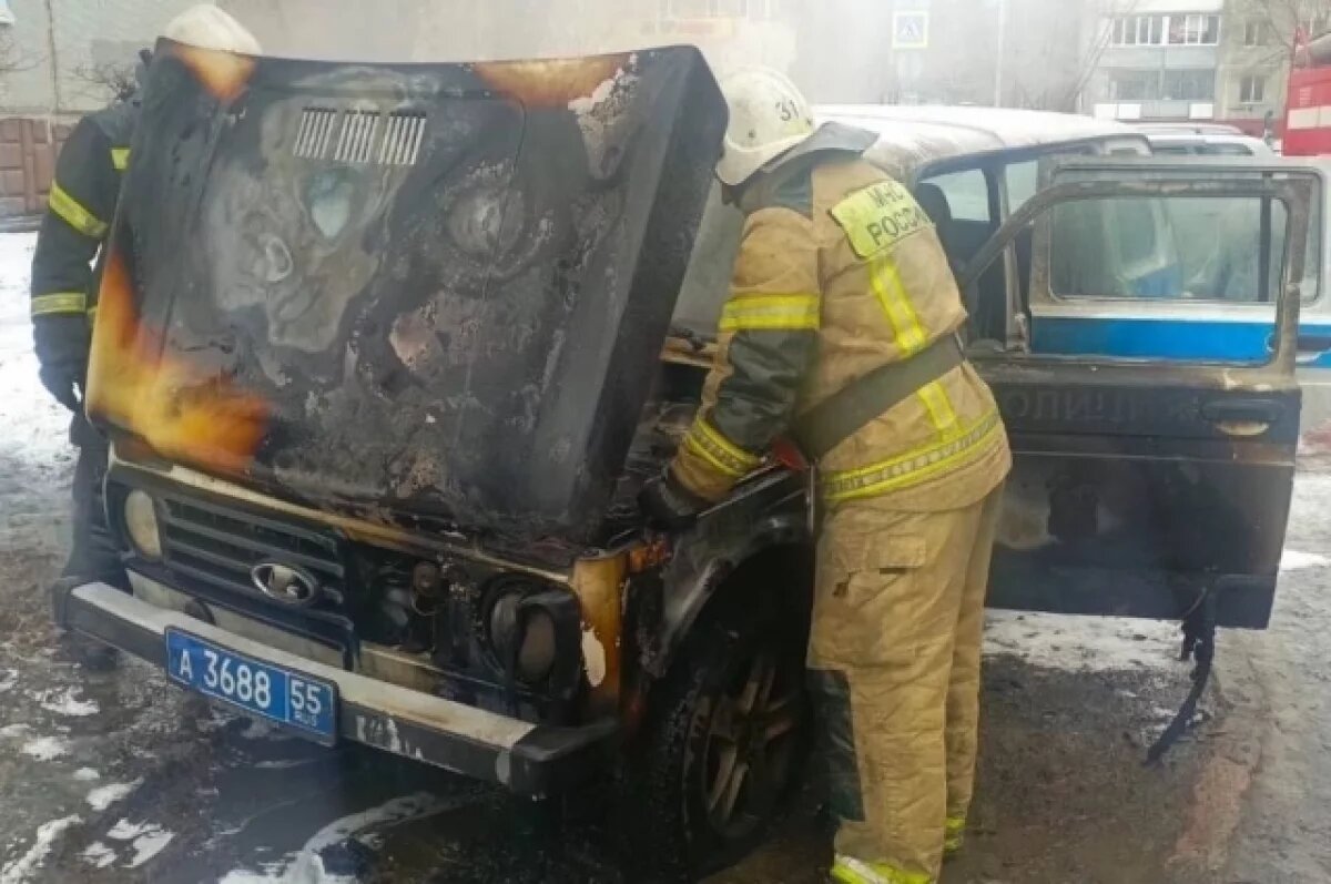    Стало известно, зачем омич поджёг полицейскую машину