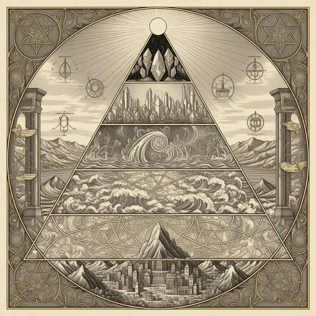  Физический мир — лишь вершина ледника. Чтобы изменить судьбу, нужно работать с тем, что скрыто под ней: эфиром, эмоциями, идеями… и причинами. Истинная карта — это карта внутреннего храма.