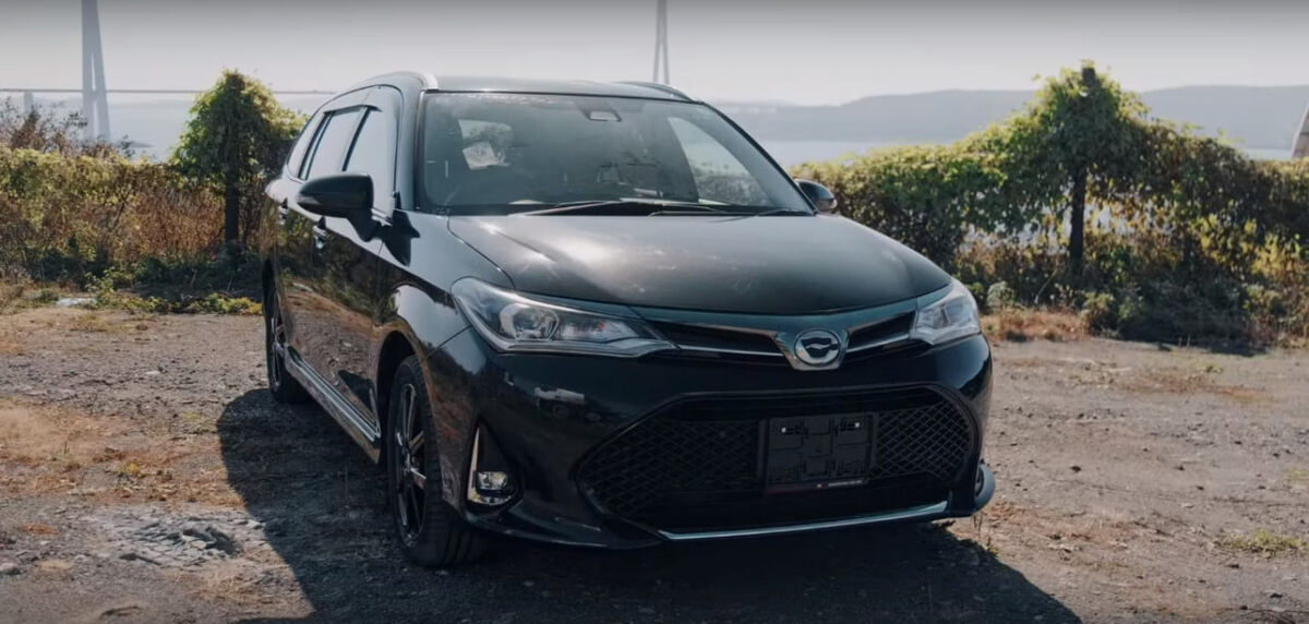Toyota Corolla Fielder. Источник: скриншот из VKвидео канала «Япония Транзит»